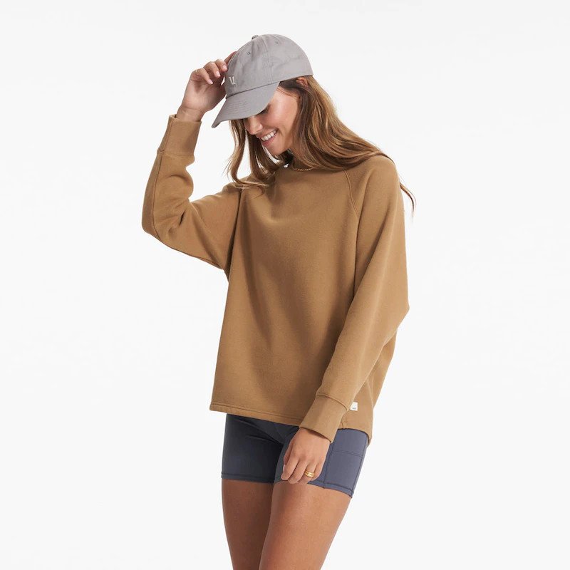 Restore Oversized Crew | Wheat | Vuori Clothing (US & Canada)