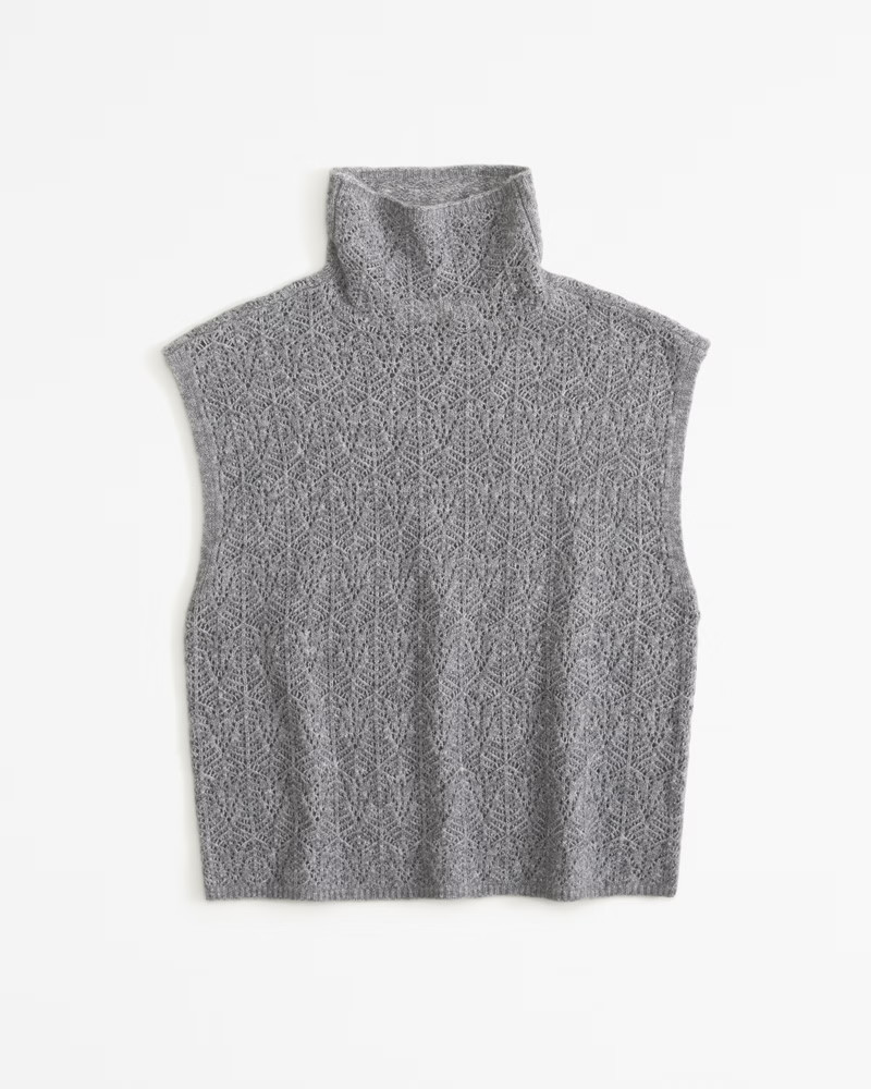 Women's Merino Wool-Blend Turtleneck Top | Women's Tops | Abercrombie.com | Abercrombie & Fitch (US)