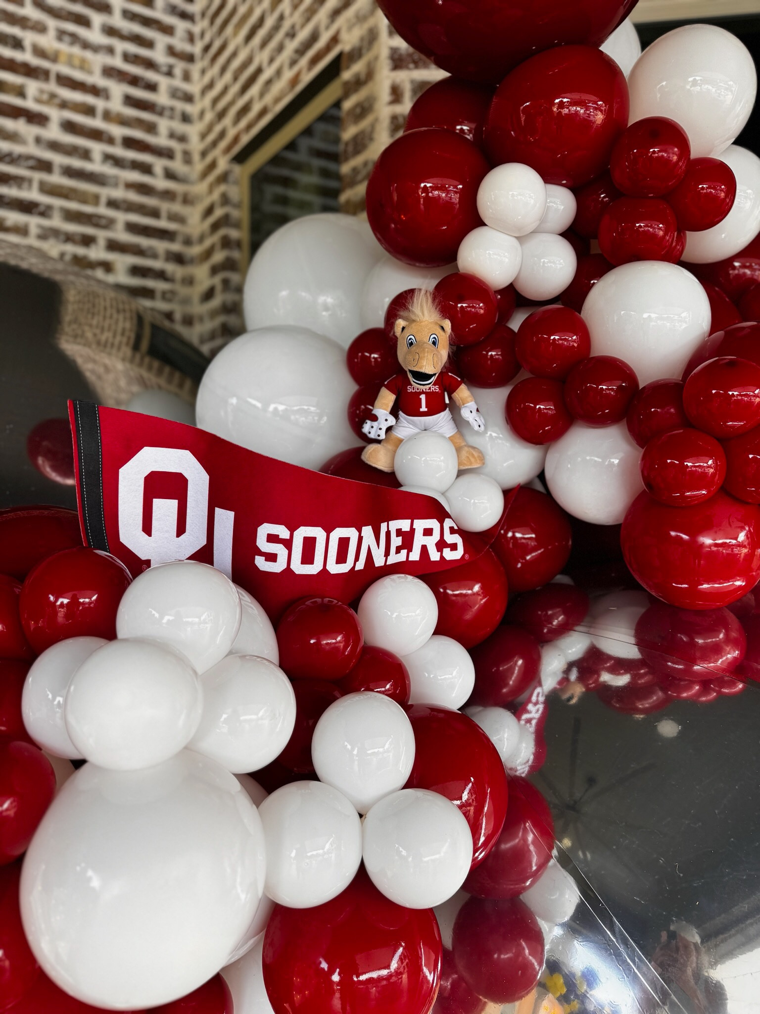 OU grad party

Ou Sooners  Oklahoma university  grad party decor  party decorations  balloons  white balloons  red balloons  balloon decor  balloon arch  garlands  home decor  

#LTKParties #LTKStyleTip #LTKHome
