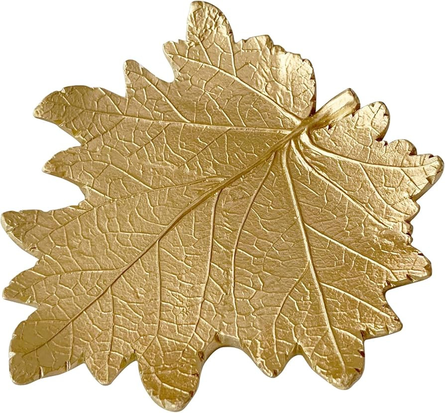 Jewelry Dish, Resin Small Leaf Shaped Ring Holder Jewelry Organizer, Trinket Dish Mini Tray for C... | Amazon (US)