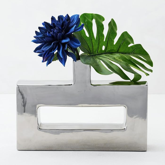 Miami Vase, Modern Ceramic Flower Vase for Elegant Home Decor, Designed for Decorative Flowers & ... | Amazon (US)