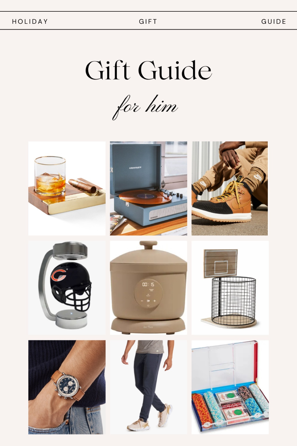 Gifts for him 

#LTKHoliday #LTKMens #LTKGiftGuide