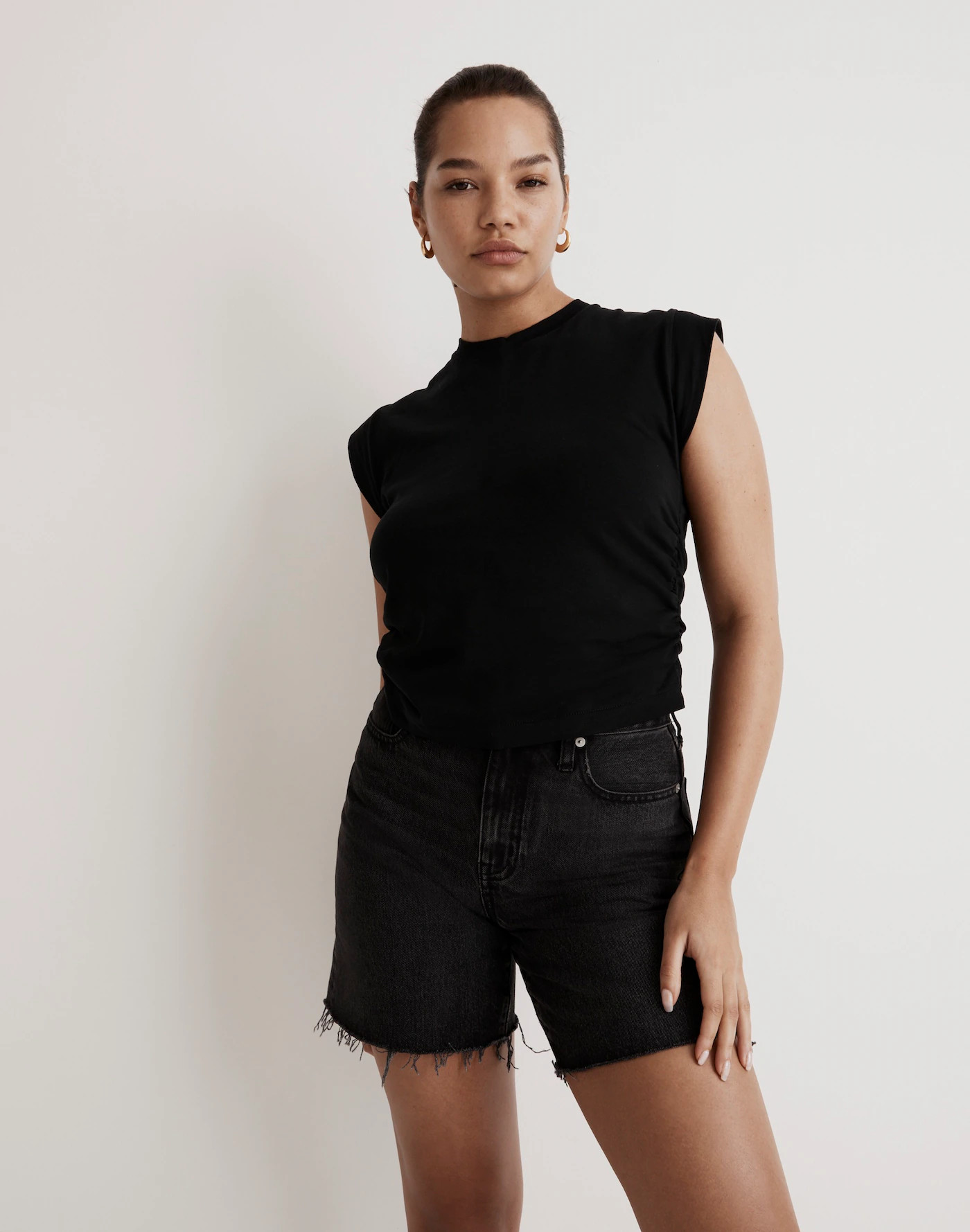 Side-Cinch Muscle Tee | Madewell | Madewell