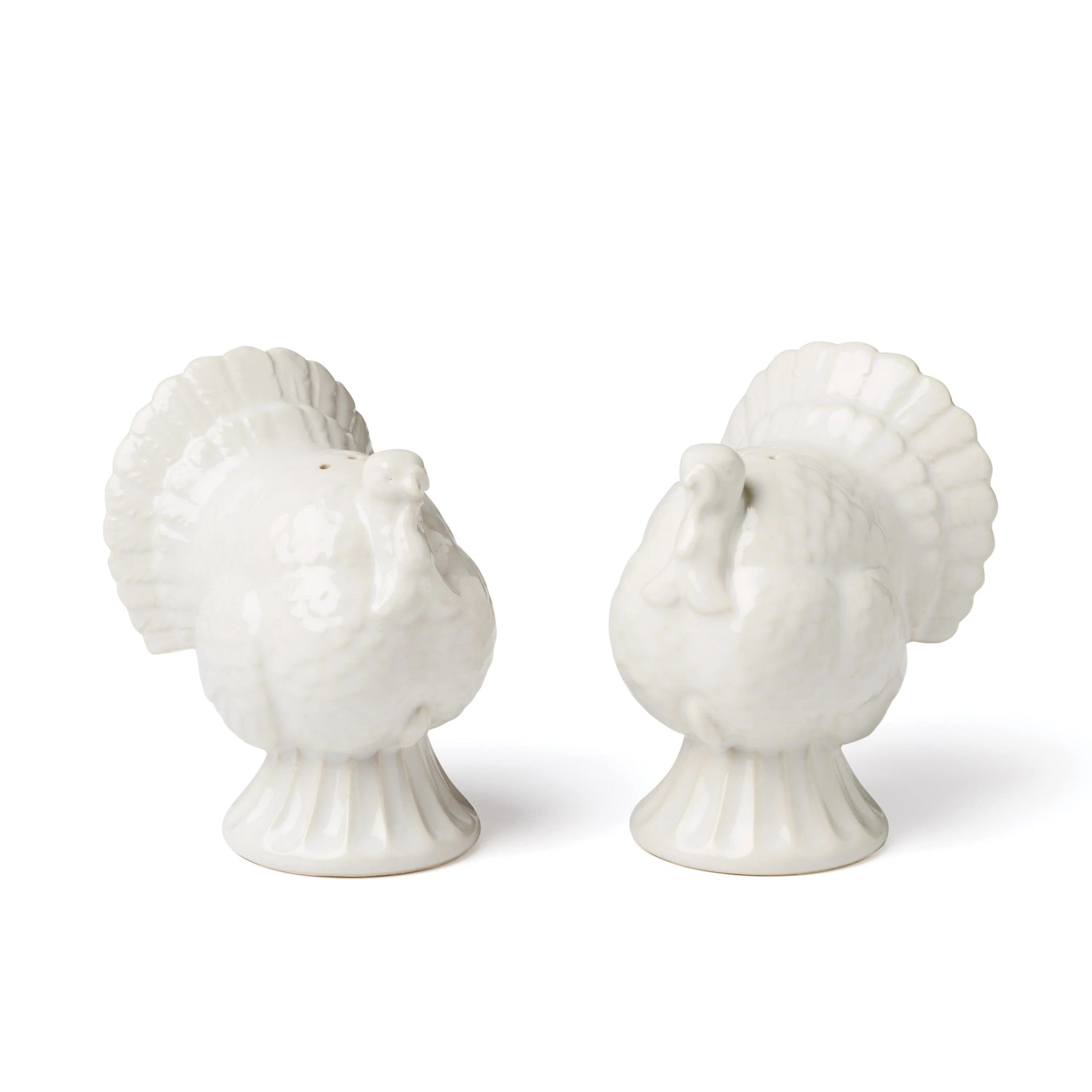 Lenox French Perle Carved Turkey Salt & Pepper Set | Wayfair North America