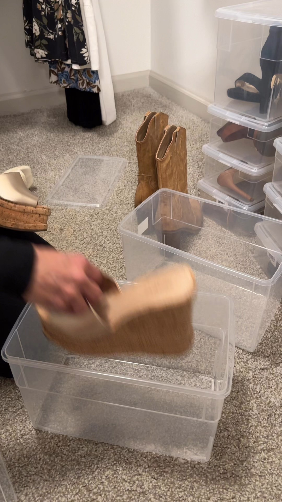 Love these bins to keep shoe stored and organized. They come in a variety of sizes and are stackable. Now is the time to grab yours while The Container Store is having their BOGO SALE😊

#LTKFindsUnder50 #LTKHome #LTKSaleAlert