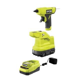RYOBI ONE+ 18V Cordless Compact Glue Gun Kit with 1.5 Ah Battery and 18V Charger P306K1N - The Ho... | The Home Depot