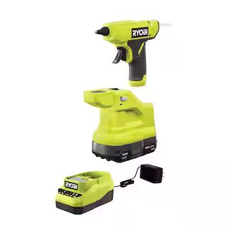 ONE+ 18V Cordless Compact Glue Gun Kit with 1.5 Ah Battery and 18V Charger | The Home Depot