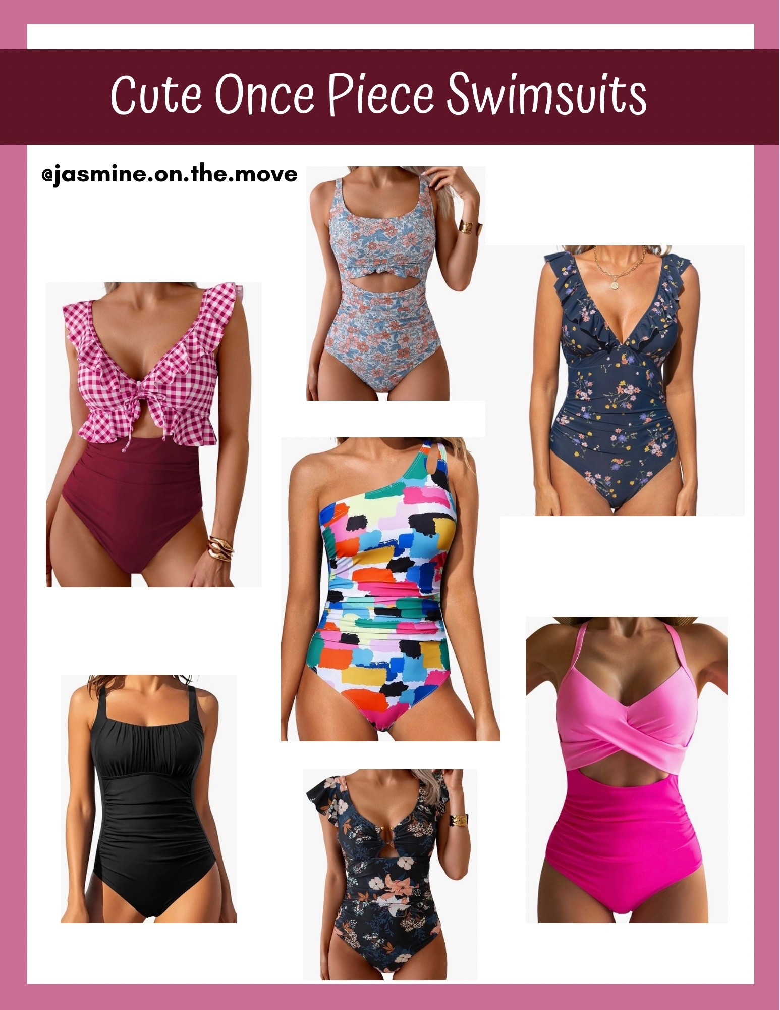 Cute one piece swimsuit finds! 

#LTKgrwm #LTKTravel #LTKootd