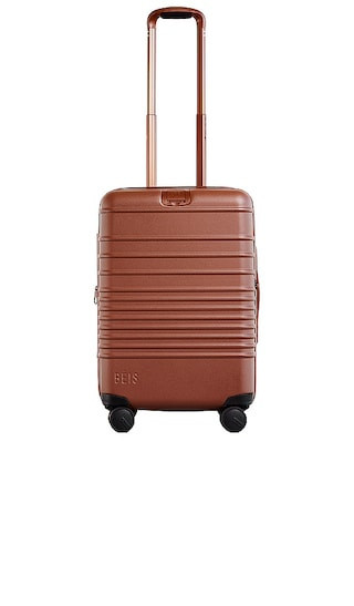 BEIS The Carry-On Roller in Brown. | Revolve Clothing (Global)