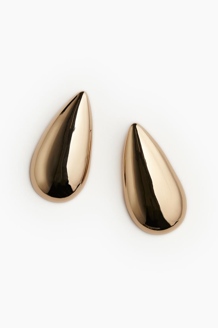 Teardrop Earrings - Gold-colored - Ladies | H&M US | H&M (US + CA)