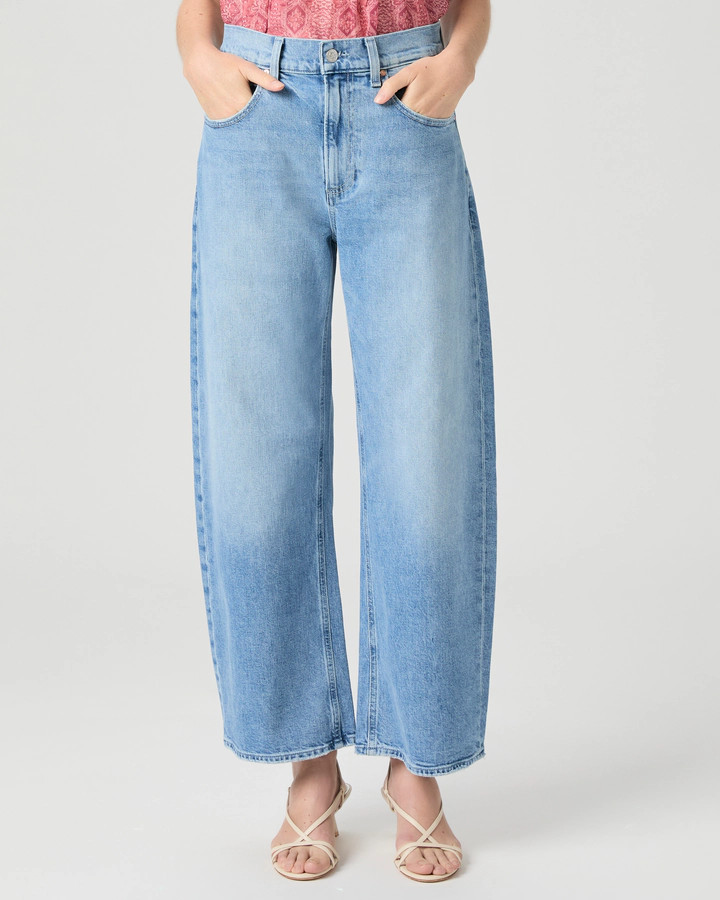 Arellia Ankle Barrel Leg Jean | Paige
