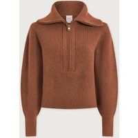 Maura Half Zip Rib Knit | Varley US, Caramel Pecan / XL | Varley US