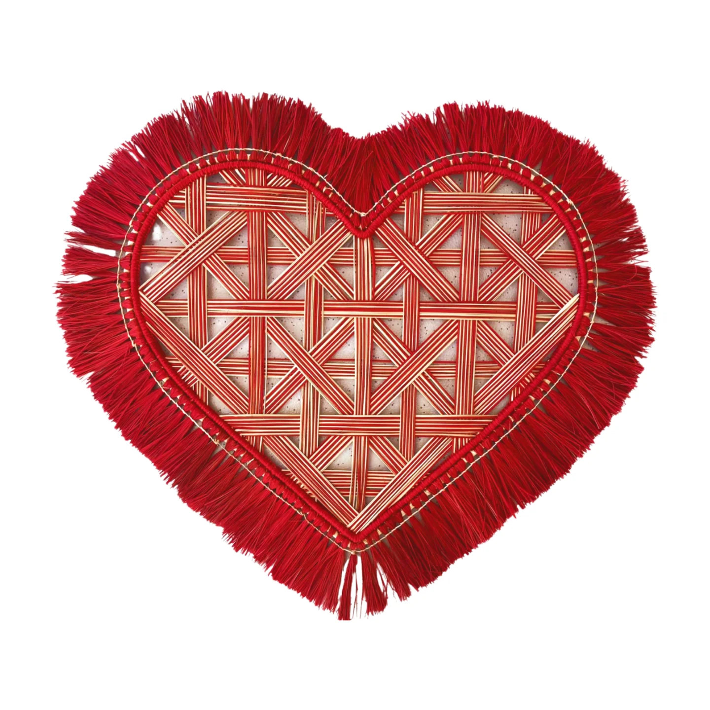 Heart Fringe Placemat | Macondo Forever