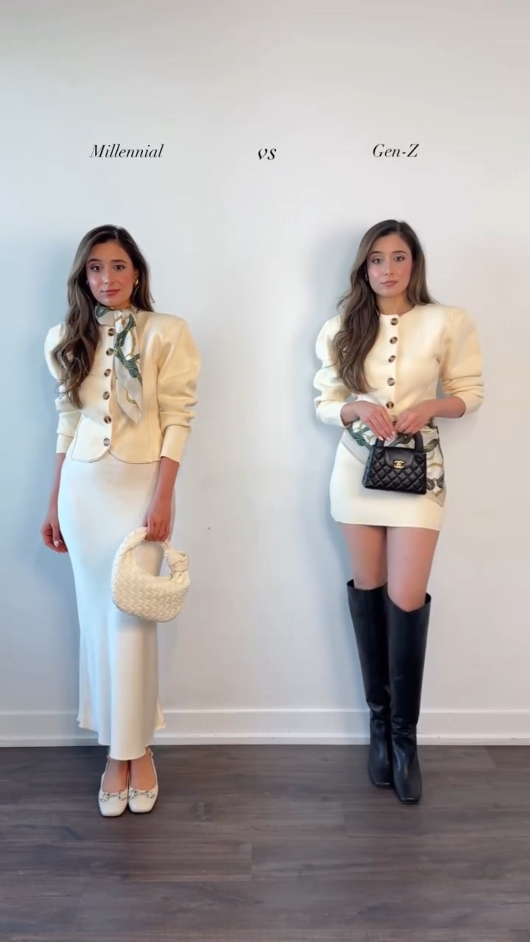 Millennial or Gen Z, which would you choose? Save this for inspo. Comment ‘Link’ to receive a dm to shop these.

Love how this set fits, so chic and elegant! #millennialfashion #genzfashion #fashionhack