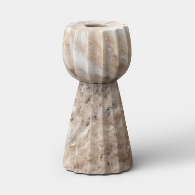Tall Marble Taper Candle Holder - Threshold™ designed with Studio McGee | Target