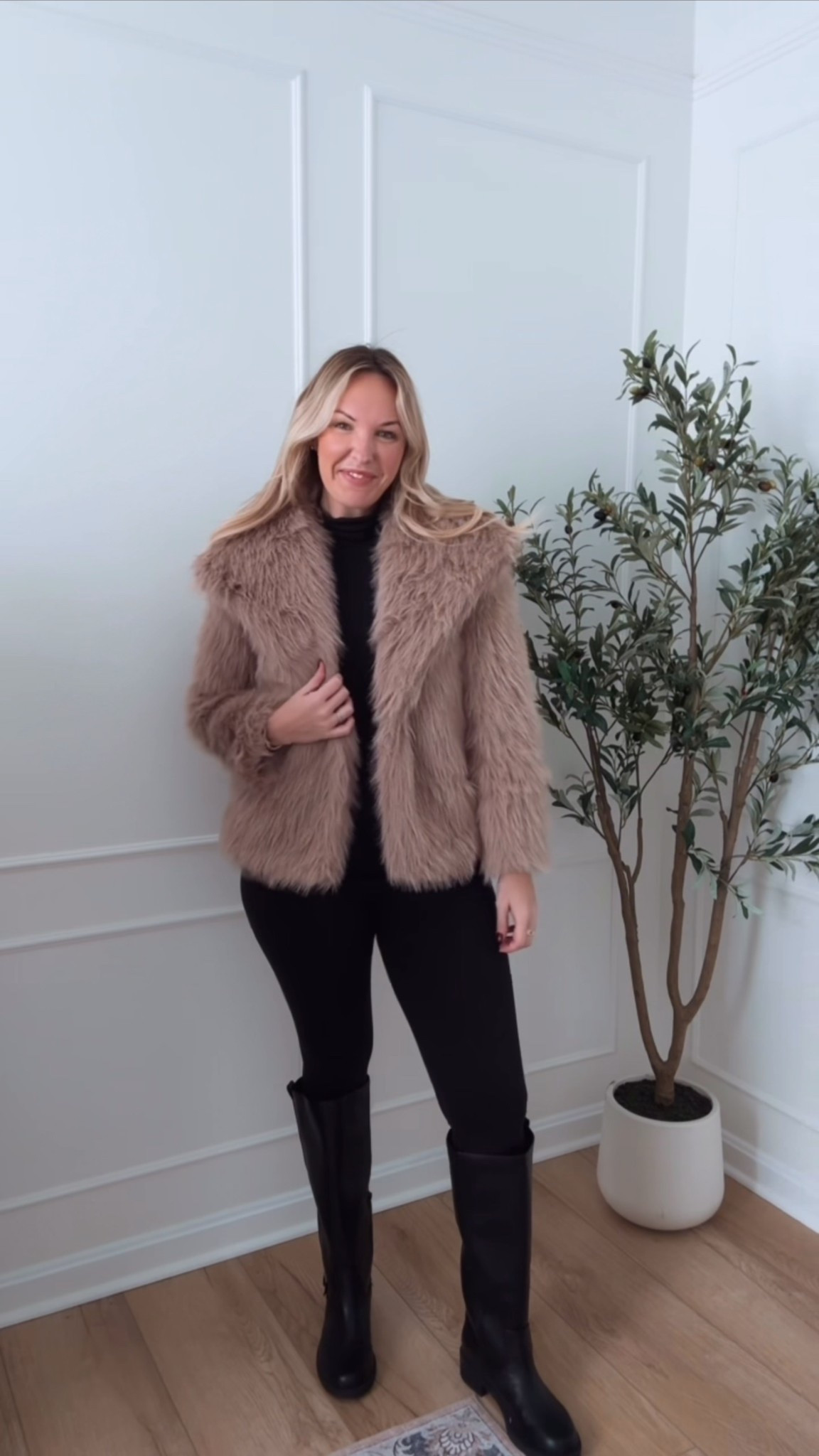 Faux fur coat - winter coat - outerwear 

#LTKHoliday #LTKMidsize #LTKSeasonal