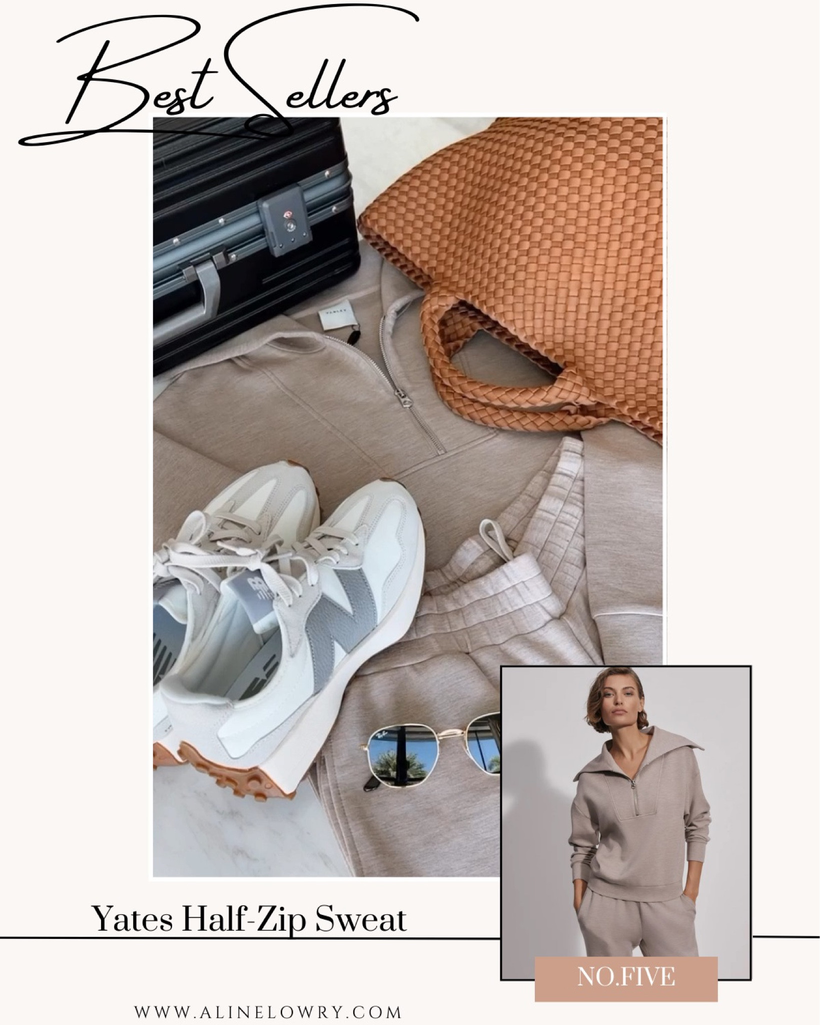 Top Five of this week! Comfortable and ultra stretchy sweater from varley. Runs true to size, I am wearing a size small.