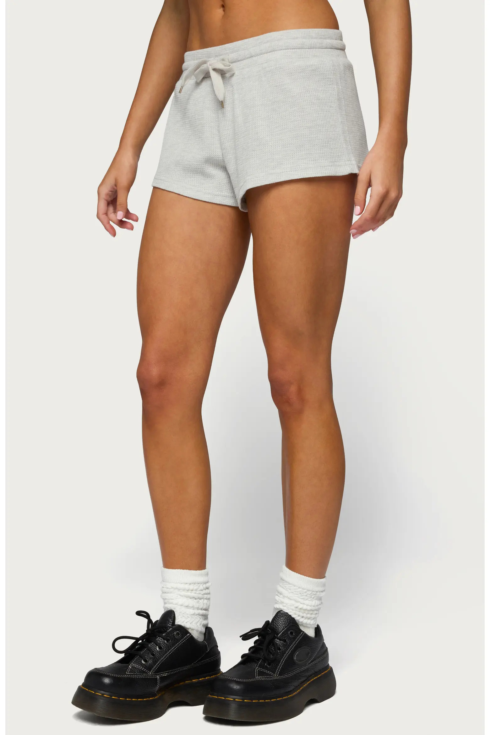 EDIKTED Baila Waffle Knit Drawstring Shorts (Women) | Nordstrom | Nordstrom