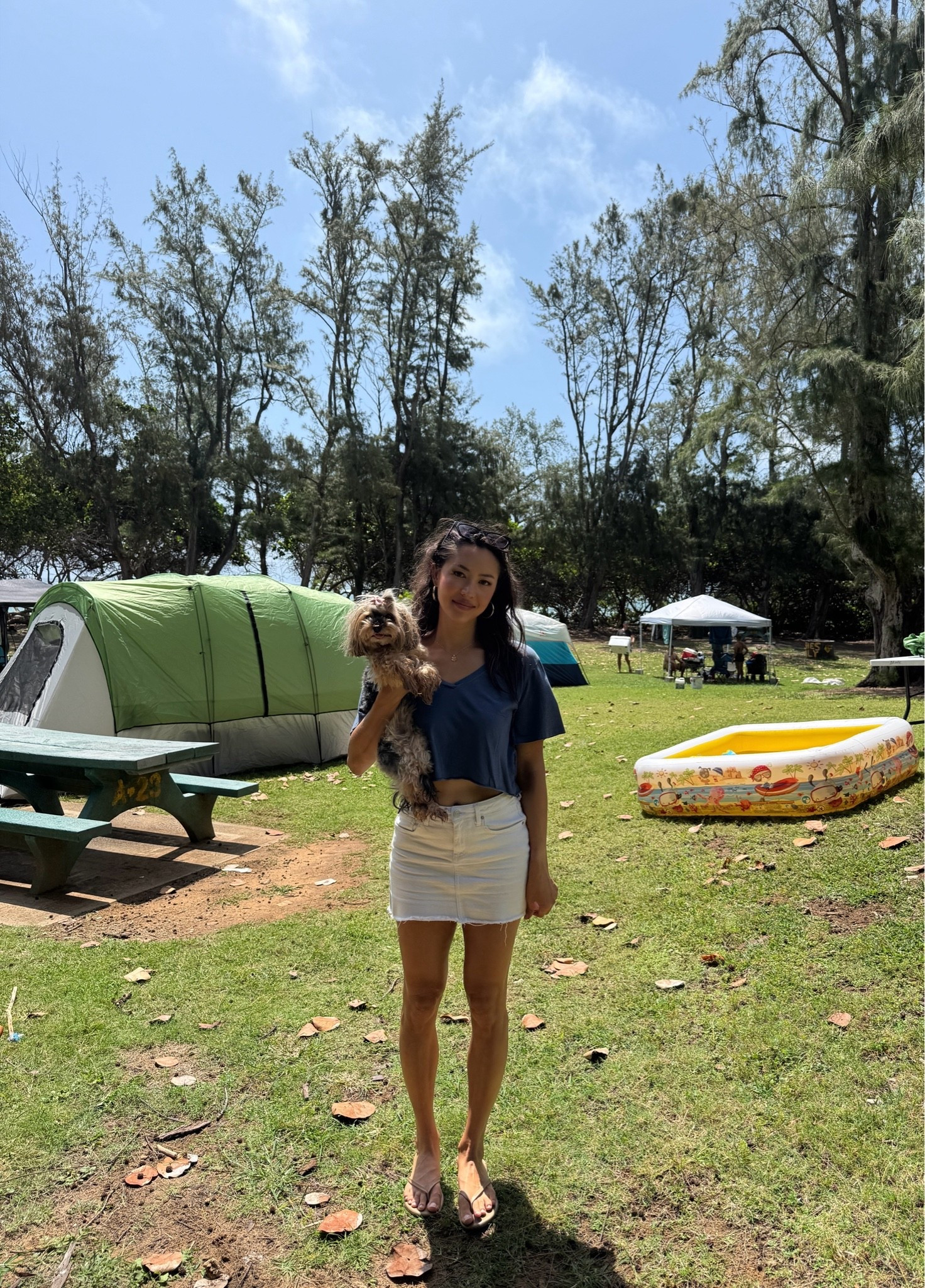 Camping outfit lol -25 in the skirt

#LTKootd