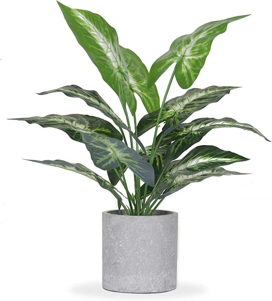 16" Small Fake Plants Artificial Potted Faux Plants for Office Desk Shelf Bathroom Home Decor | Amazon (US)