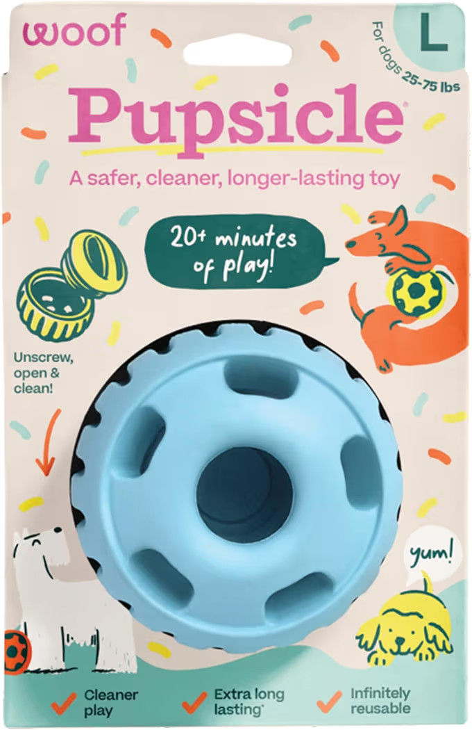 WOOF Party Pupsicle - Long-Lasting Interactive Dog Toys for Boredom - Low-Mess Design - Birthday ... | Amazon (US)