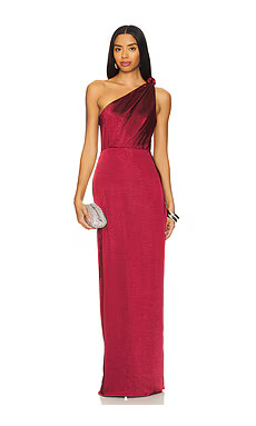 Lovers and Friends Bella Gown in Cabernet from Revolve.com | Revolve Clothing (Global)