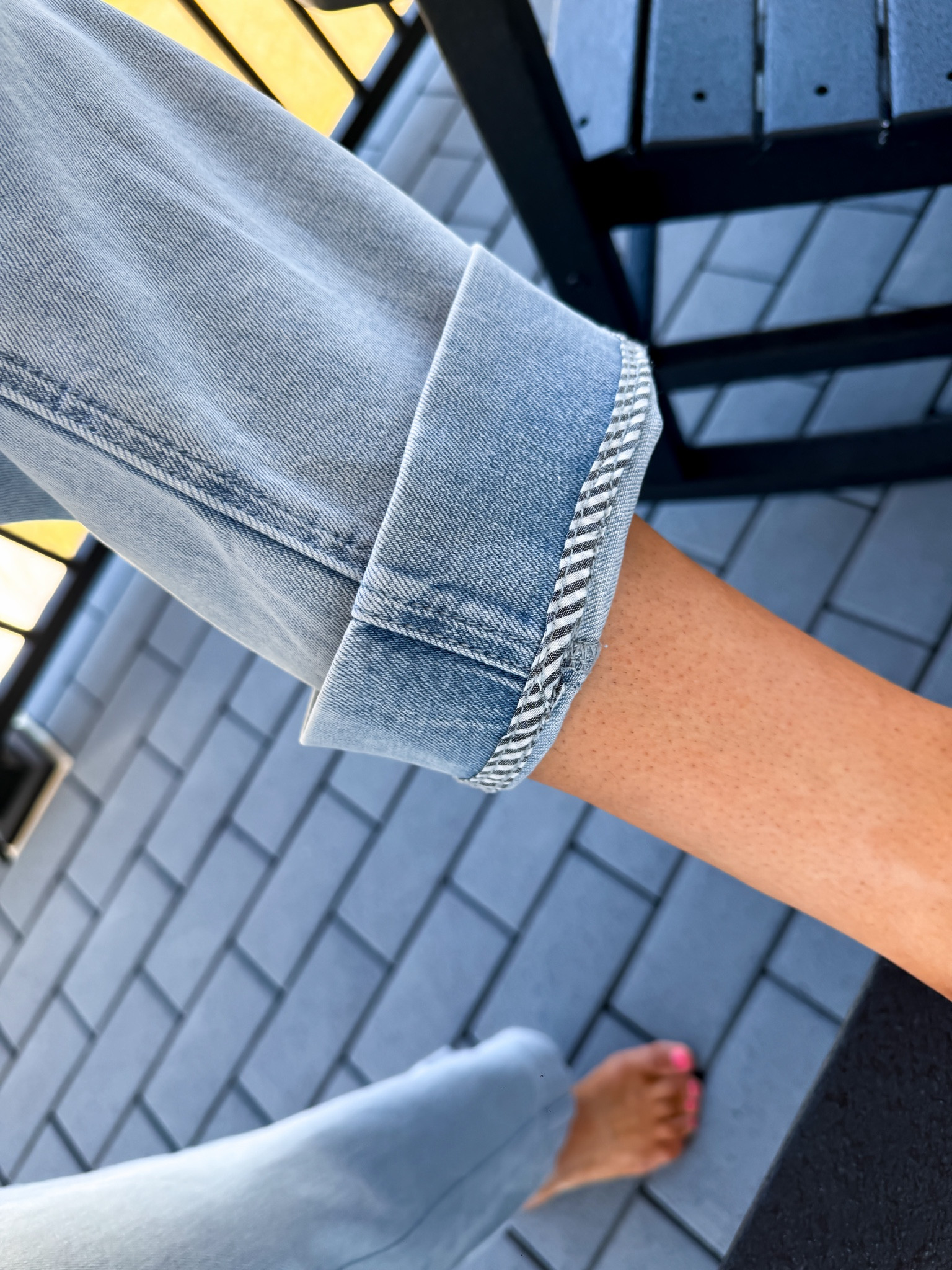 Best Bum Stretchy Jeans. I’m wearing  0 jeans. Jeans fit slightly big at waist (size down if in-between sizes). Jeans are cuffable to tailor to your height. 

#LTKmomlife #LTKootd #LTKgrwm