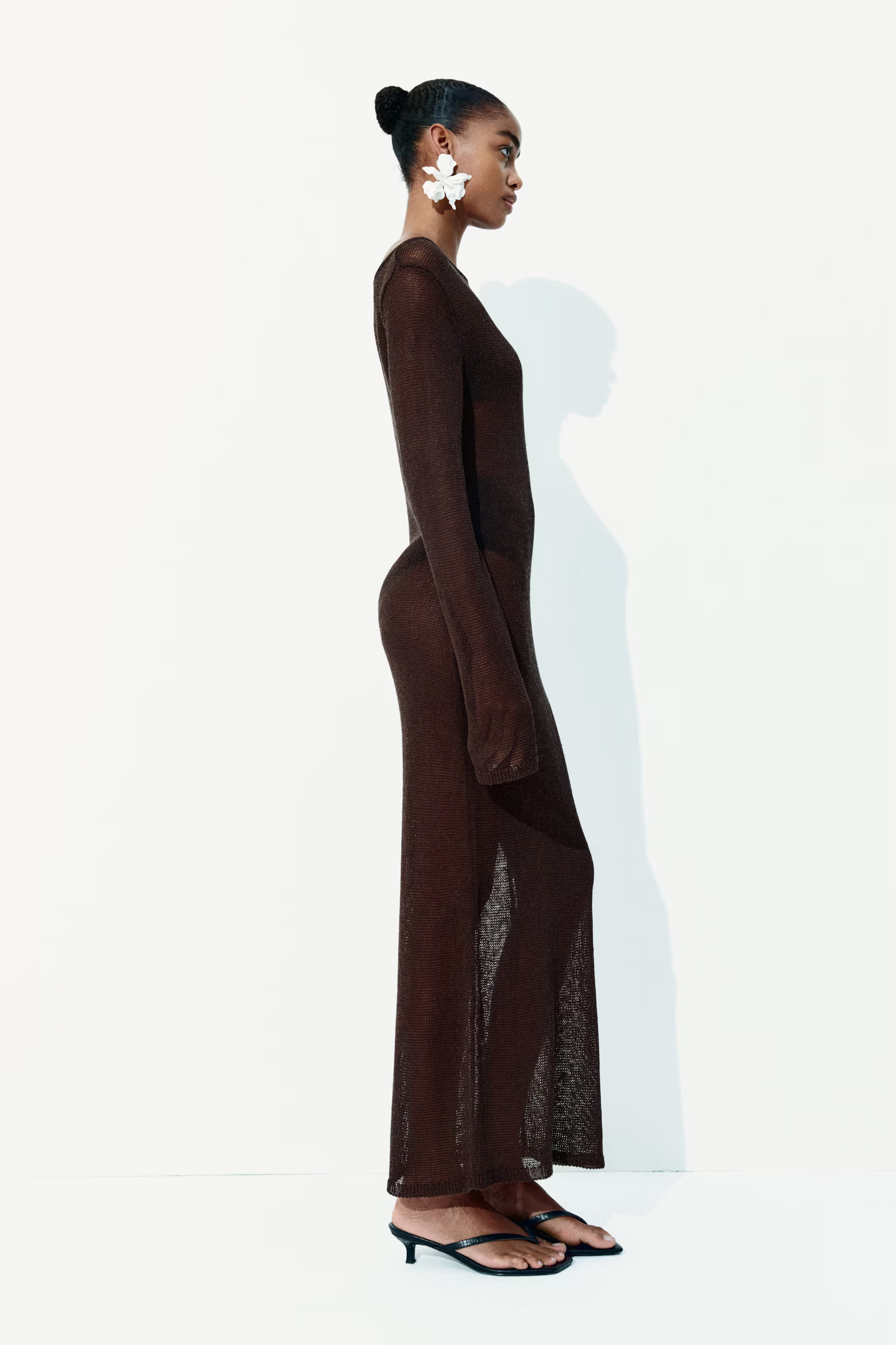 Knit Silk-Blend Dress | H&M (US + CA)