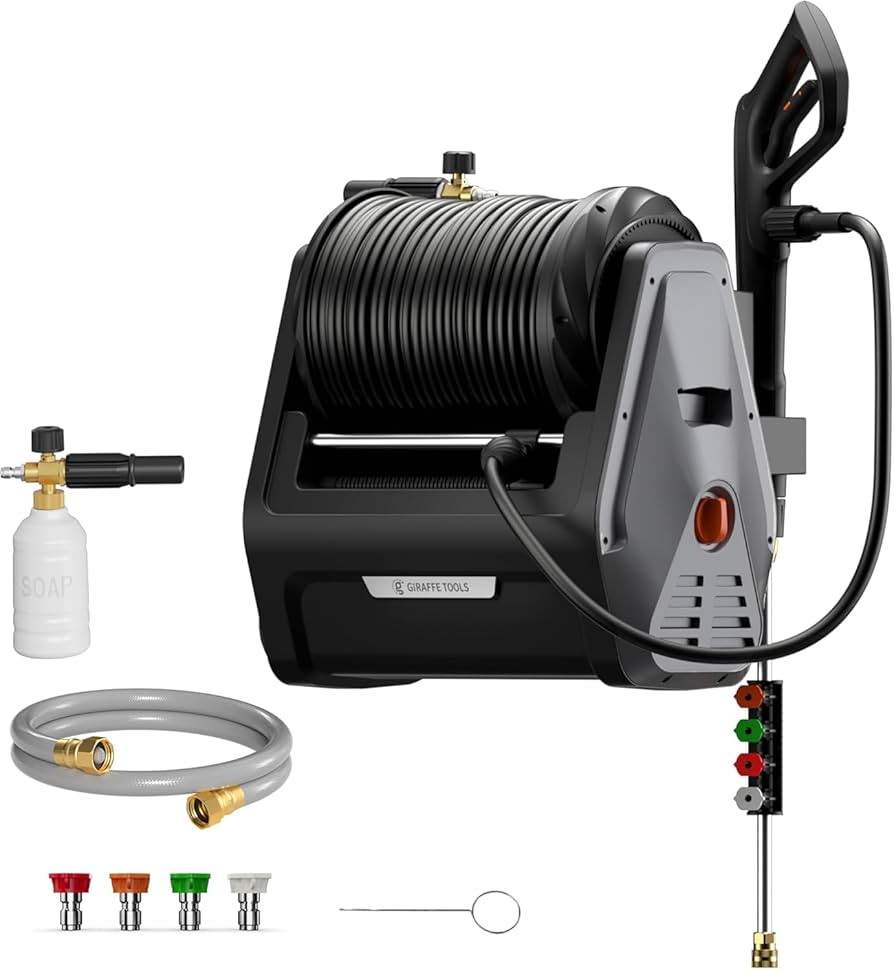 Giraffe Tools Grandfalls Pressure Washer G30B, Max 2900 PSI, 2.2 GPM, Electric Wall Mounted Press... | Amazon (US)