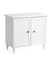 2 Door Cabinet With Rattan Inlay | Marshalls
