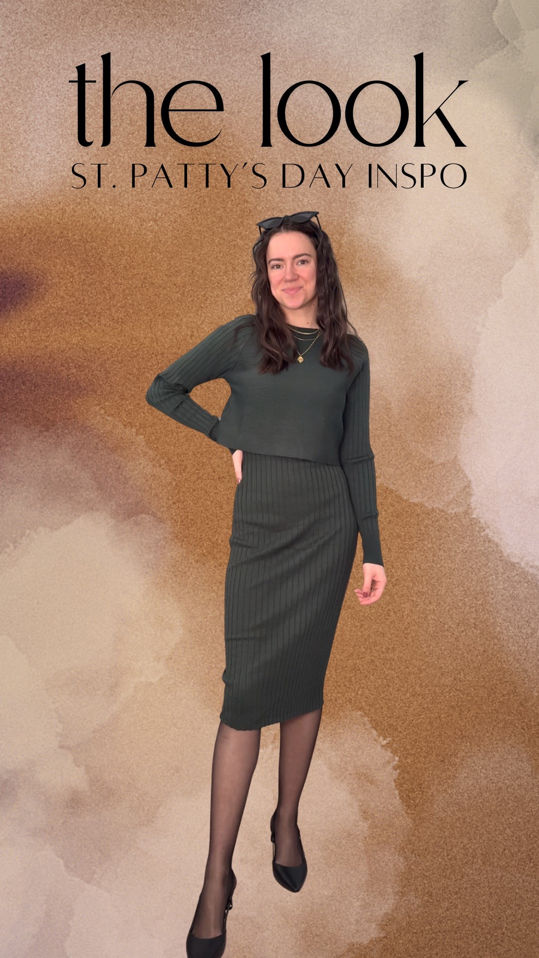 Since St. Patrick’s Day falls on a Monday, I’m showcasing a festive outfit that’s perfect for the office! ☘️ 

Wearing this in dark green: 2-Piece Sweater Set – Crew neck long sleeve knit crop top + U-neck sleeveless bodycon midi dress.

Do you wear green on St. Patrick’s Day?
.
.
.
#StPatricksDayOutfit #WorkwearInspo #GreenOutfit #OfficeStyle #ChicAndTrendy #PetiteFashion #SpringFashion #OOTD #FashionReels #StyleInspo #TrendyLooks #WomensFashion #EffortlessStyle #WardrobeGoals #PetiteStyle #ClassyAndTrendy #SpringWardrobe

What I share: over 30 style, casual style, spring outfit, work wear, clean girl aesthetic, minimalist, fall capsule, casual style, matching sets, sneakers, mini vlogs, target hauls, leopard, spring trends, barrel jeans, spring shoes, new arrivals, Amazon fall outfits, spring coats, petite styles, dog mom, cool mom, millennial looks, affiliate link

#LTKPetite #LTKSeasonal #LTKWatchNow

#LTKFindsUnder50 #LTKPetite #LTKSeasonal