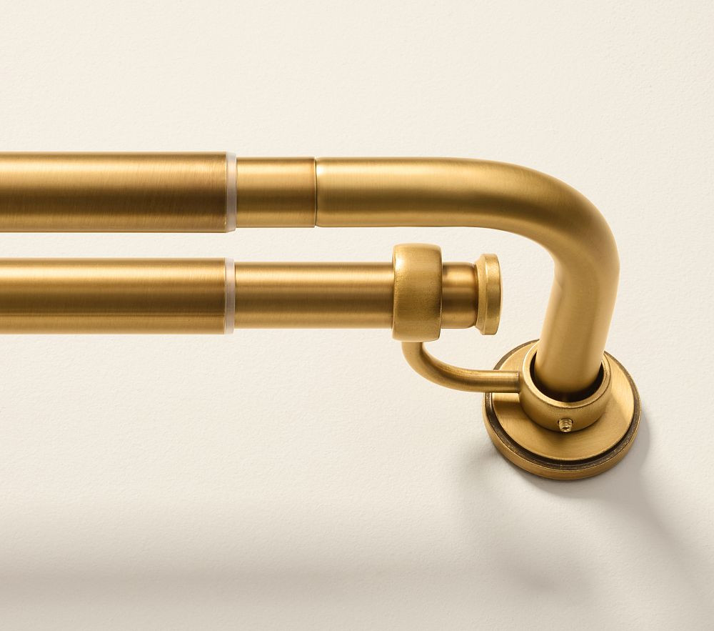 Hidden Connection Room Darkening Double Curtain Rod (1") | Pottery Barn Kids