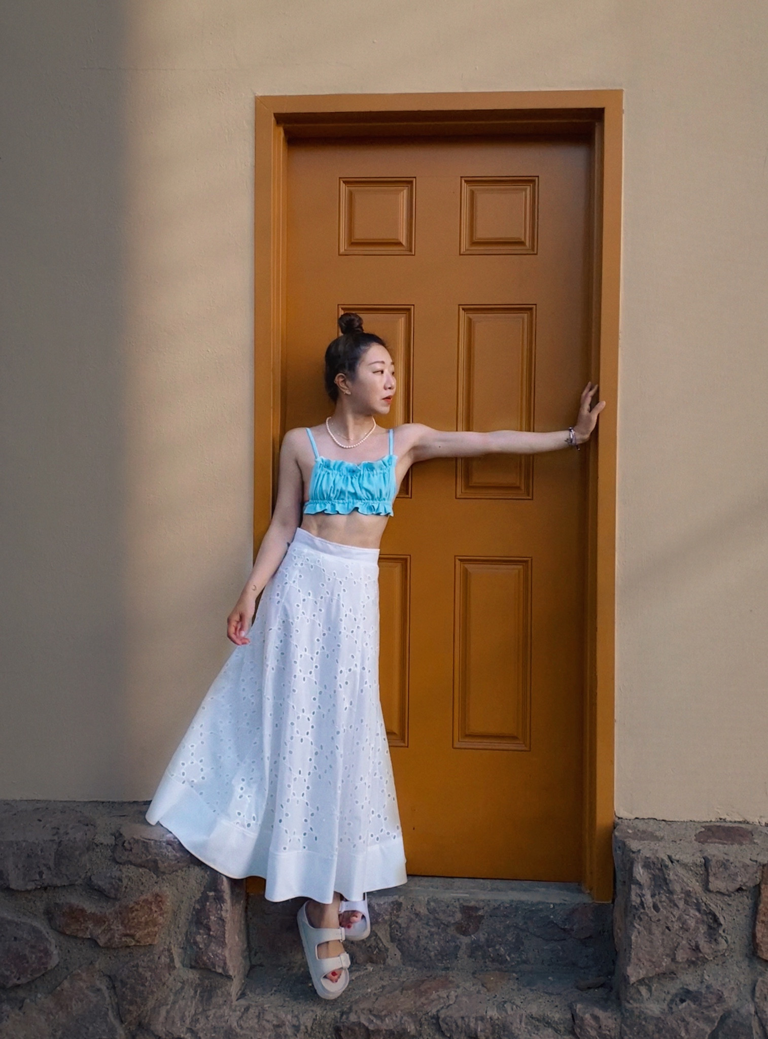 Maxi skirt is a must for vacations 

#LTKtravel #LTKFestival #LTKstyletip