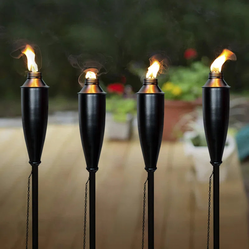 60'' Metal Citronella Torch | Wayfair North America
