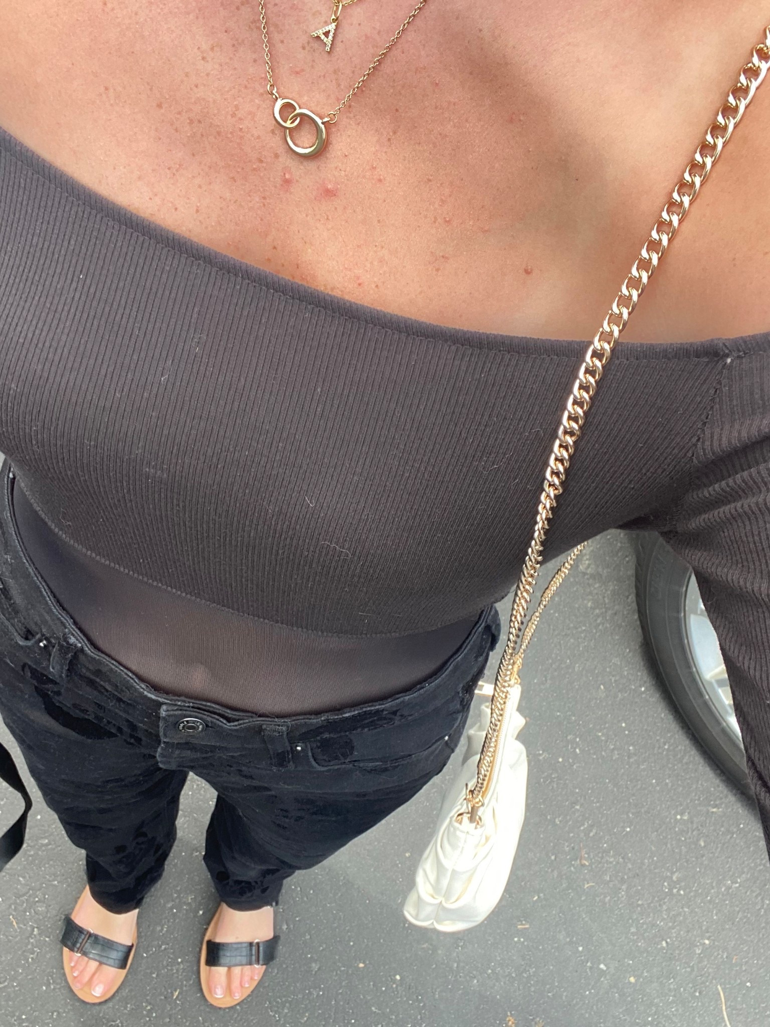 all black cutesy casual🖤