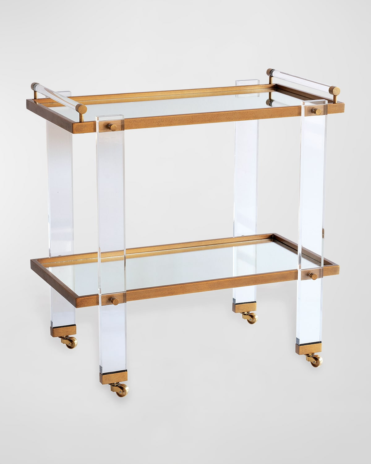 Tuscany Brass Bar Cart | Neiman Marcus