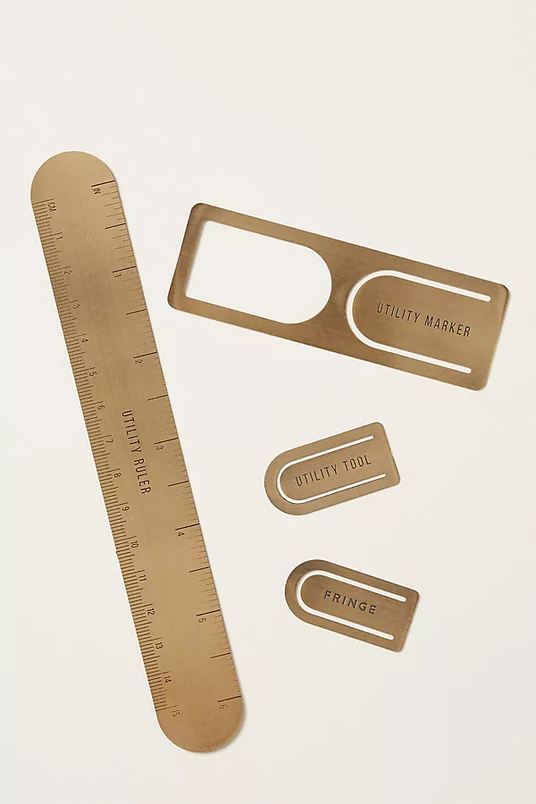 Fringe Studio Brass Desk Tools | Anthropologie (US)