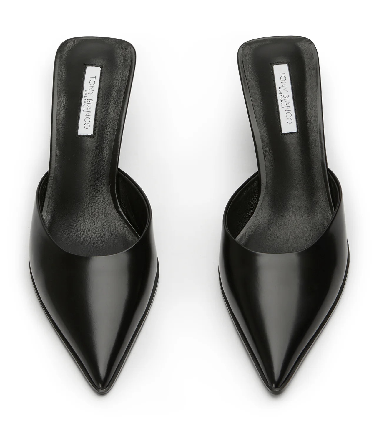 Vampire Black Hi Shine Heels | Tony Bianco (Australia & New Zealand)