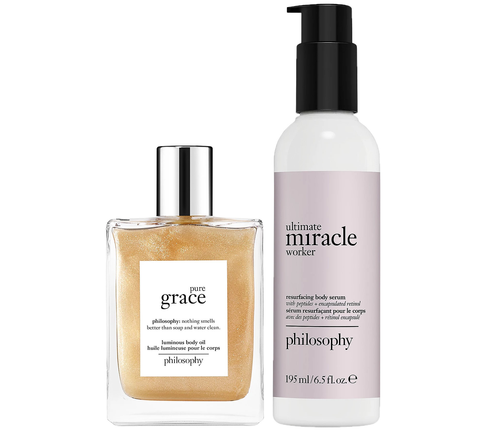 philosophy body care hydrate & glow set | QVC