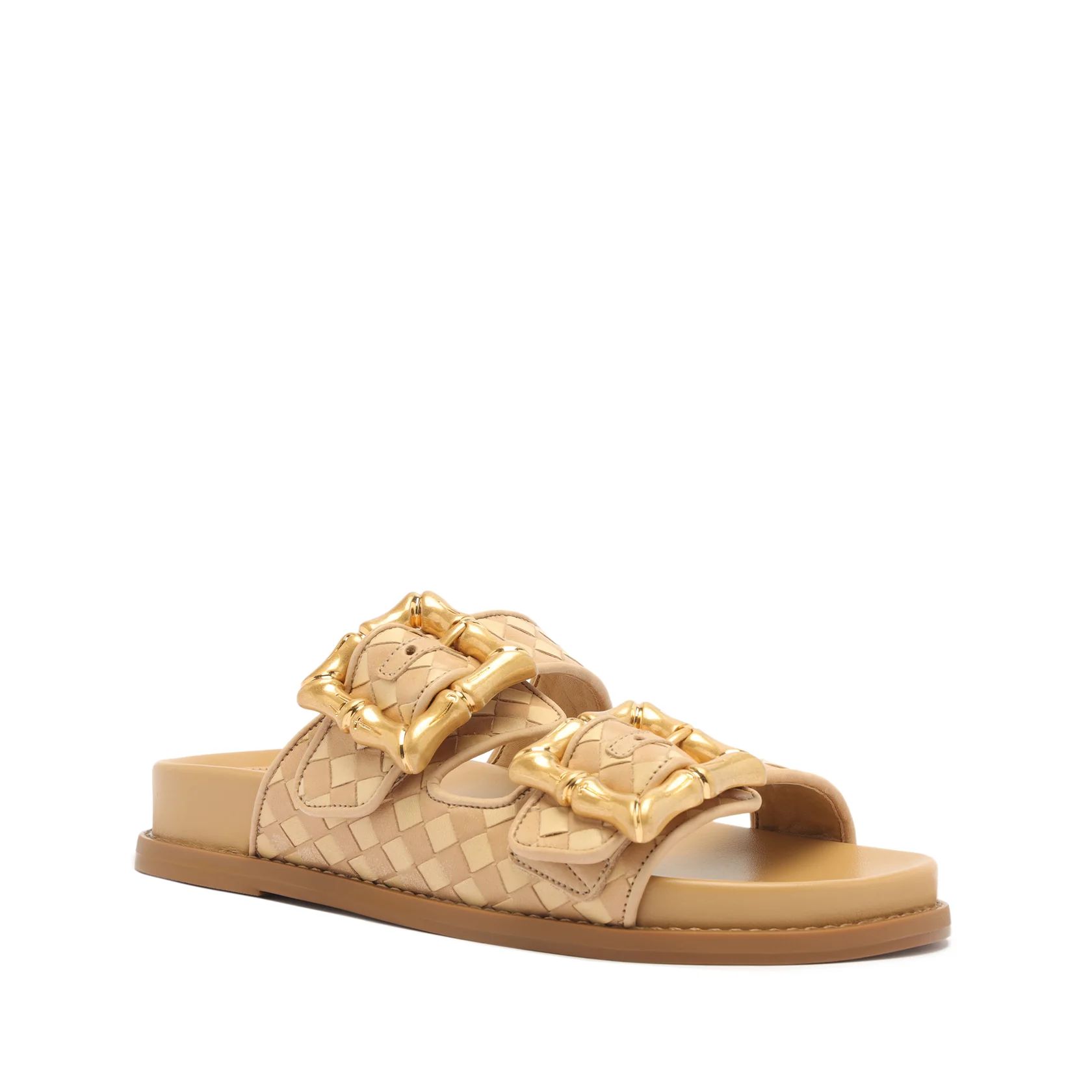 Enola Sporty Woven Leather Sandal - Flatform Sandals - Buckle Sandals - Sports Sandals | Schutz Shoes (US)