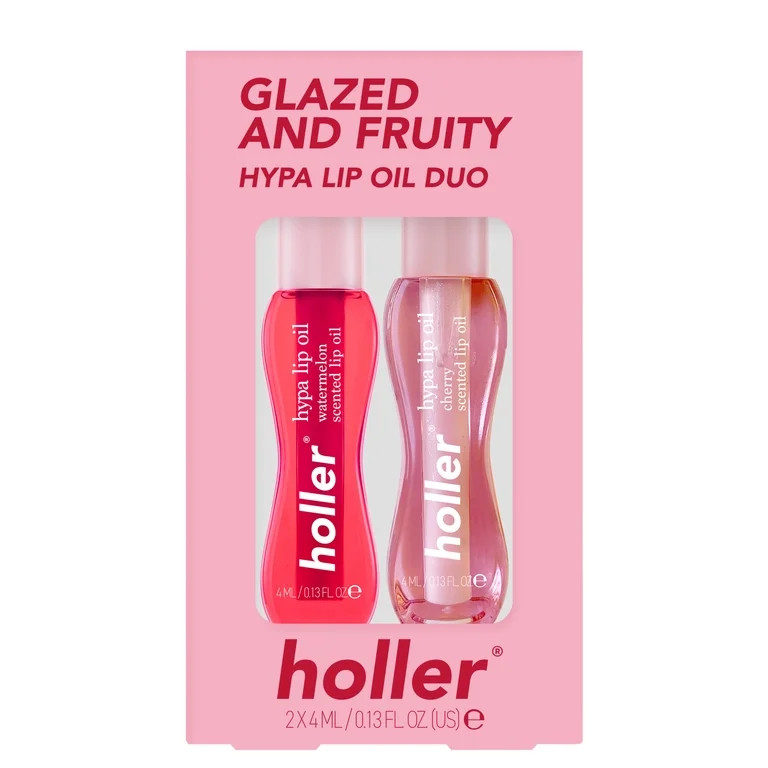 Holler Glazed And Fruity Hypa Lip Oil Duo, 2 Piece Set | Walmart (US)