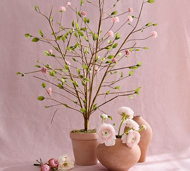 Faux Spring Bloom Potted Tree | Pottery Barn (US)