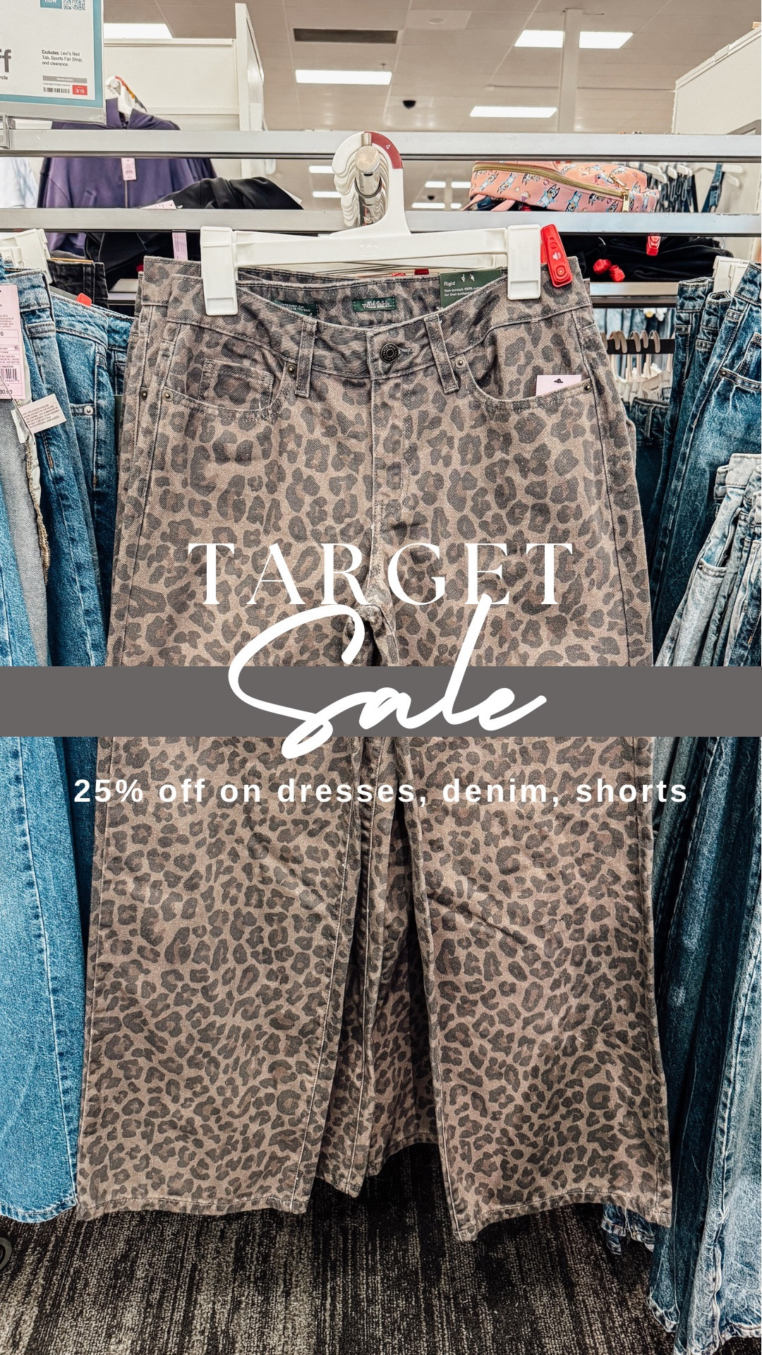 Major savings alert! Target is offering 25% off all denim, dresses, and shorts. Perfect time to grab those wardrobe staples and summer must-haves. Offer valid for a limited time. #TargetSale #DenimDeals #DressSale #ShortsSale

#LTKFindsUnder50 #LTKSeasonal #LTKSpringSale