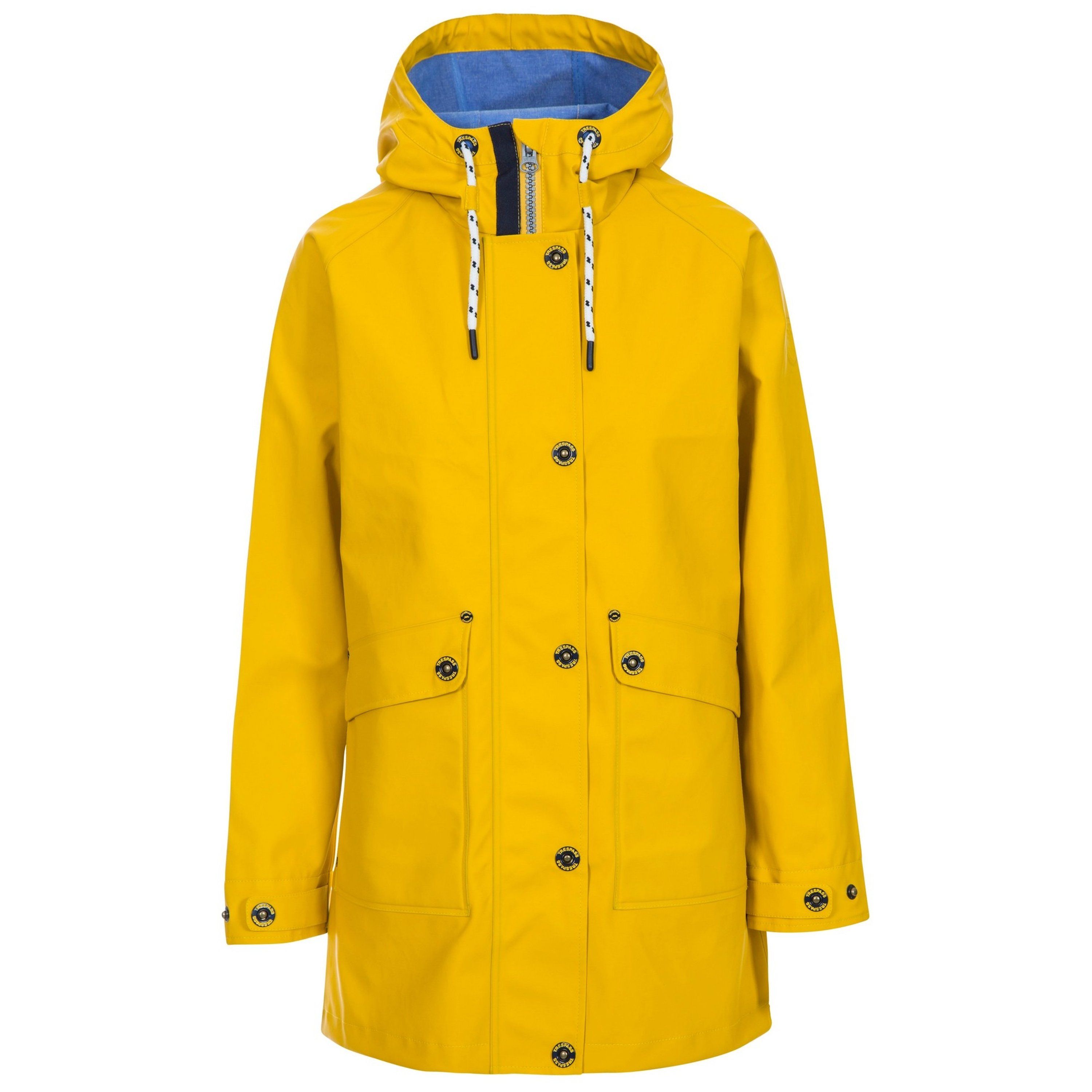 Trespass Womens/Ladies Shoreline Rain Jacket (Yellow) - M - Also in: XS, XXS | Verishop