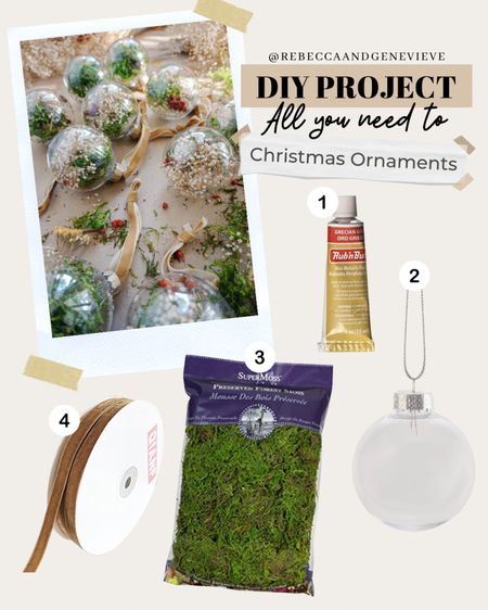 All you need to make these Christmas ornaments 🤩#diy #diyproject #christmasornaments #holidaydecor #christmasdecor

#LTKhome #LTKSeasonal #LTKHoliday