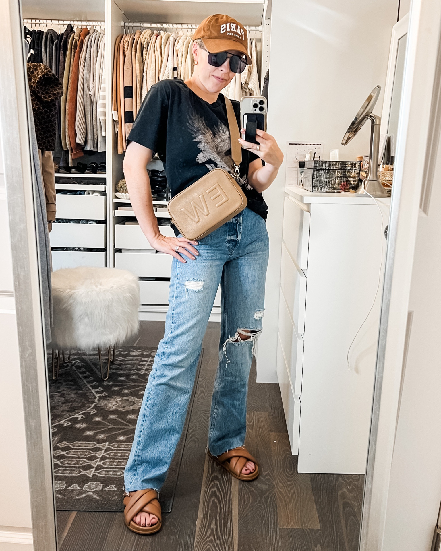Not sponsored by Anine Bing…even if I’m wearing 3 of her items all at once 😂