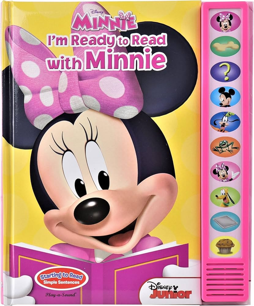 Disney Minnie Mouse - I'm Ready to Read with Minnie Interactive Read-Along Sound Book - Great for... | Amazon (US)