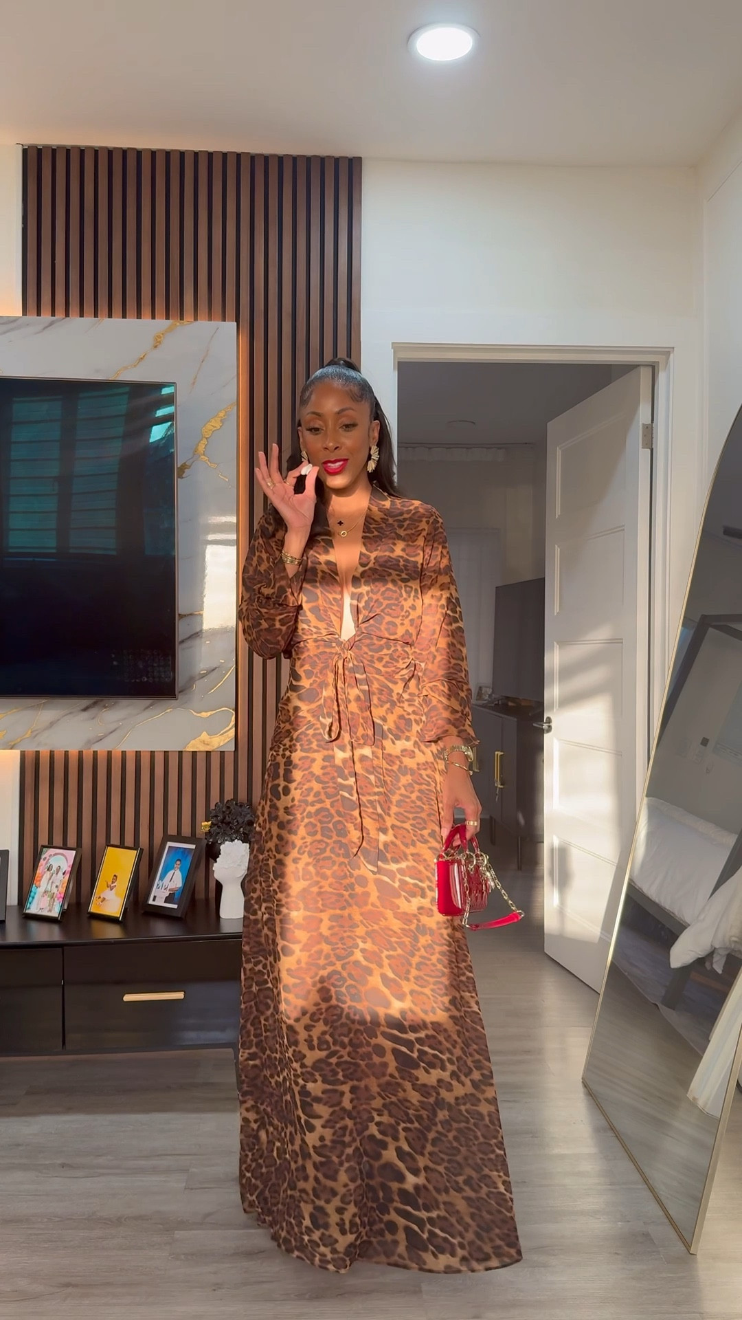 Channeling main character energy — leopard edition 🐆 This number from The Naked Wardrobe is everything!!

#LTKOver40