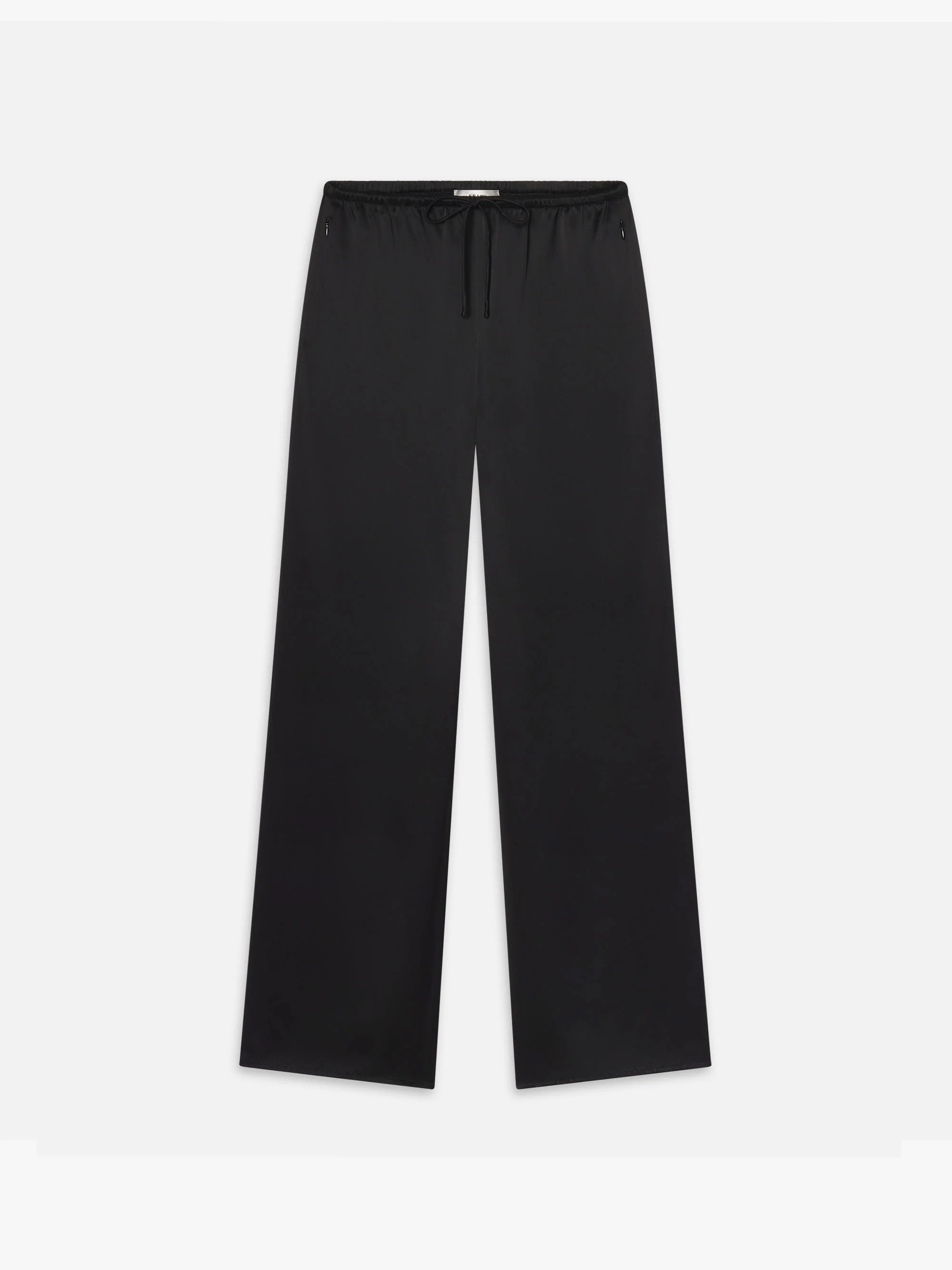 The Silk Lounge Pant  in  Black | Frame Denim