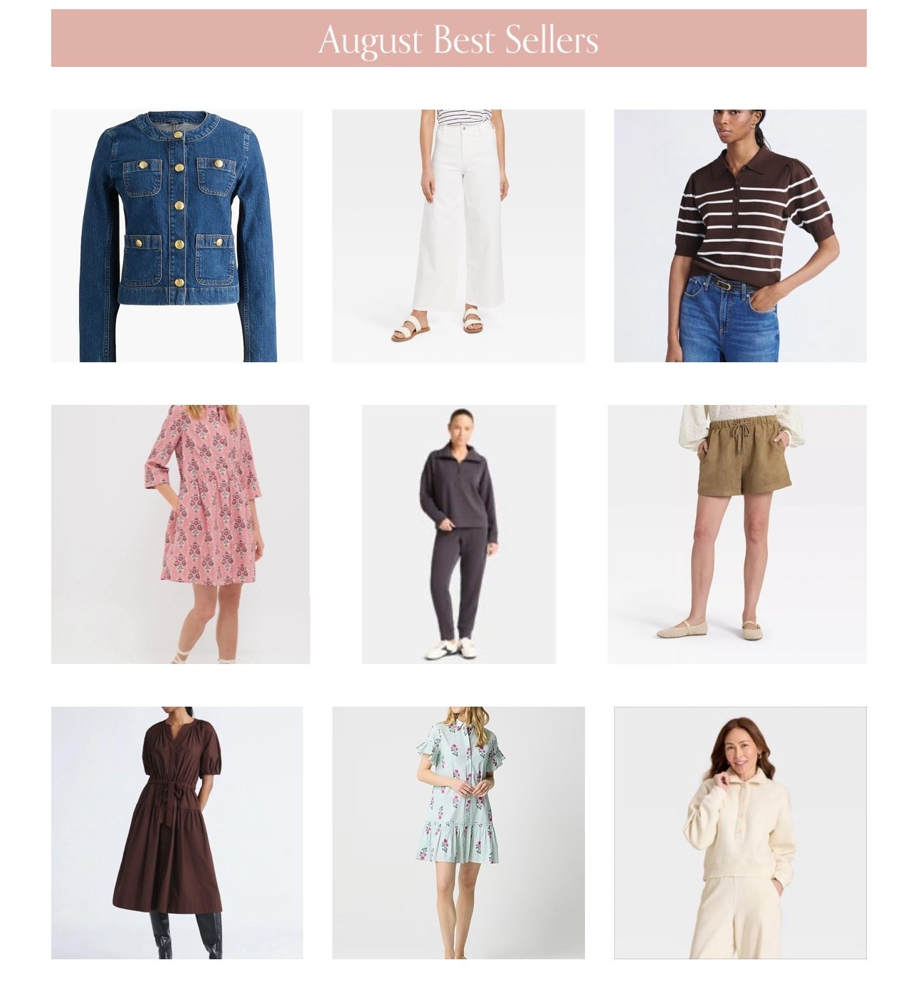 August best sellers! Walmart items are linked in the Mavely app! 

#LTKFindsUnder100 #LTKStyleTip #LTKOver40